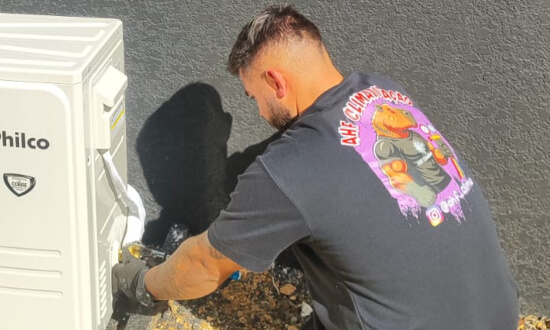 Instalação de ar-condicionado